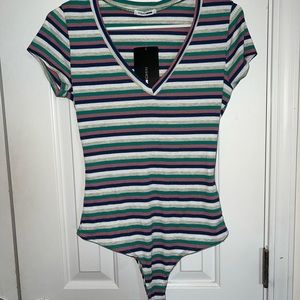 Striped Bodysuit